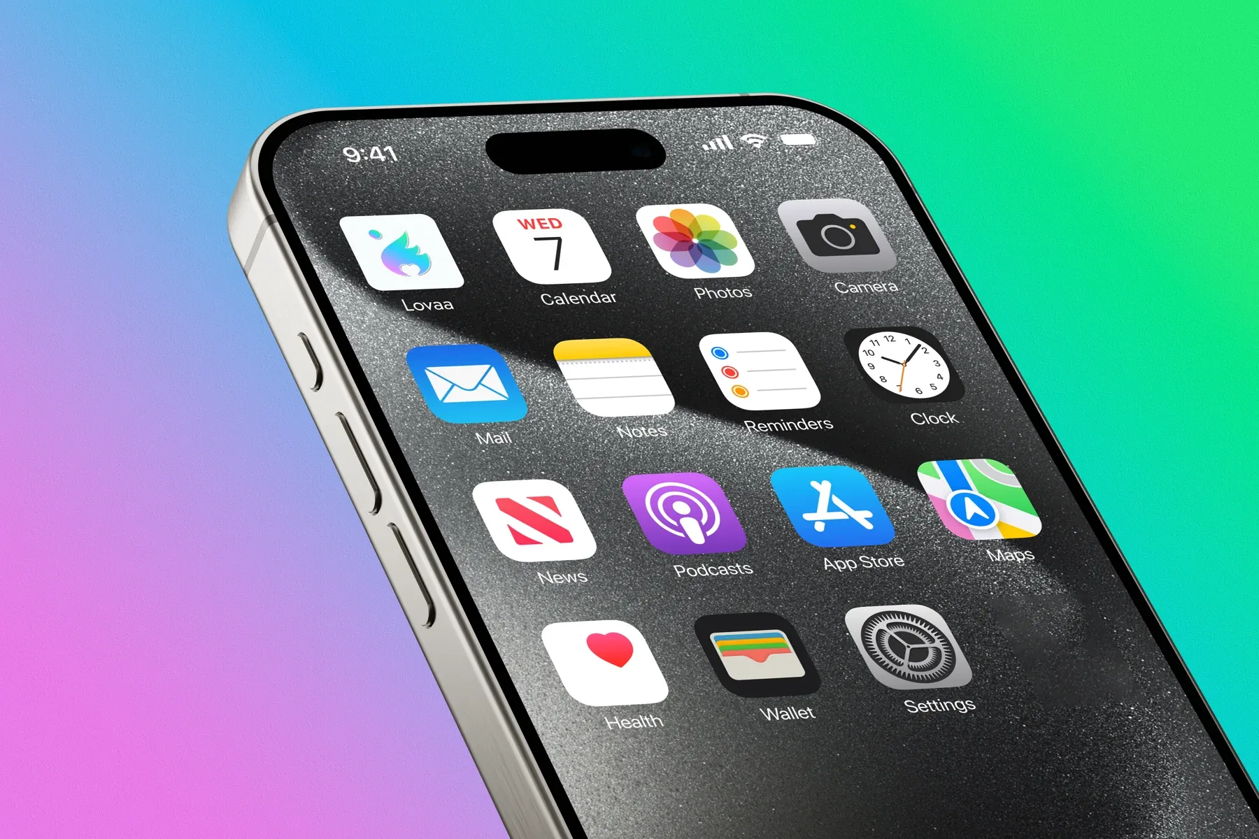 L’icône Lovaa sur l’écran d’accueil d’un iPhone